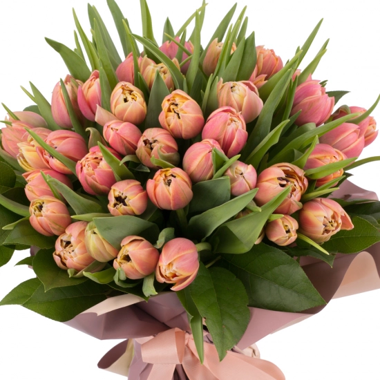 Buchet din  49, Lalele, Roz, Lalea, Verdeață