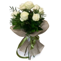 Buchet de 7 Trandafiri albi 2