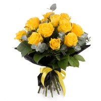 Buchet din 15 Trandafiri Galbeni 2